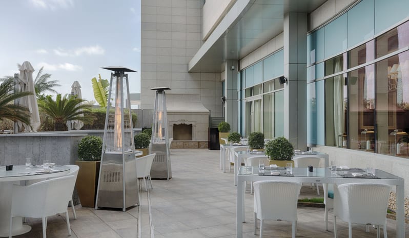The Terrace on the Corniche  Seating Area outdoor